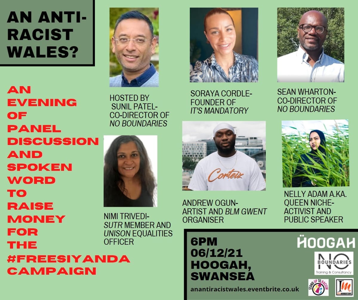 ‘An Anti-Racist Wales?’ Panel and Fundraiser'